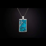 Men's Turquoise Shift Necklace - P44 TQ-William Henry-Renee Taylor Gallery