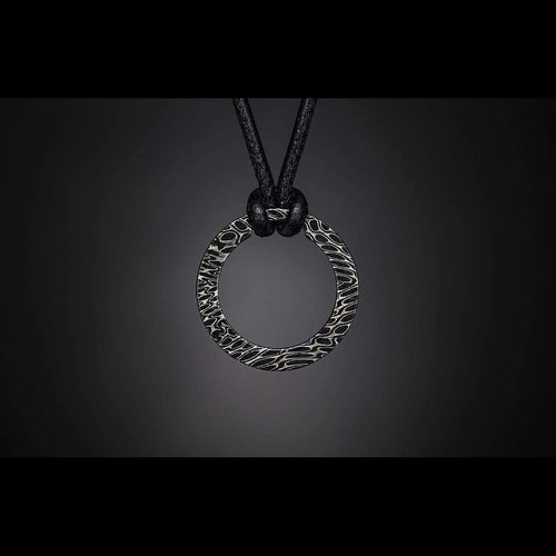 Damascus Orbit Necklace - P50 DAM-William Henry-Renee Taylor Gallery