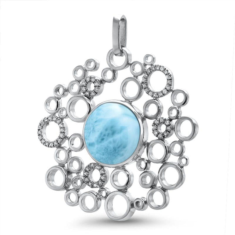 Paradise Necklace - Npara00-00-Marahlago Larimar-Renee Taylor Gallery