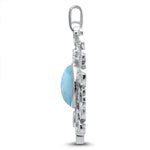 Paradise Necklace - Npara00-00-Marahlago Larimar-Renee Taylor Gallery