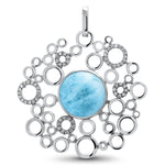 Paradise Necklace - Npara00-00-Marahlago Larimar-Renee Taylor Gallery
