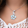 Wildlife Peacock Necklace - Npeac00-00-Marahlago Larimar-Renee Taylor Gallery