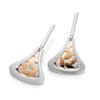 Rose Gold Plated Sterling Silver Earrings - 14/02591-Breuning-Renee Taylor Gallery