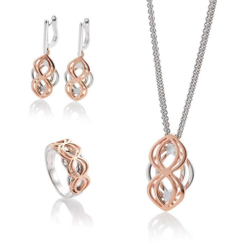 Rose Gold Plated Sterling Silver Earrings - 14/02630-Breuning-Renee Taylor Gallery