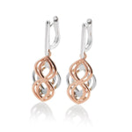 Rose Gold Plated Sterling Silver Earrings - 14/02630-Breuning-Renee Taylor Gallery