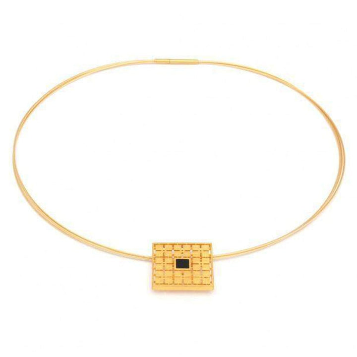 Quadrini Onyx Necklace - 87309896-Bernd Wolf-Renee Taylor Gallery