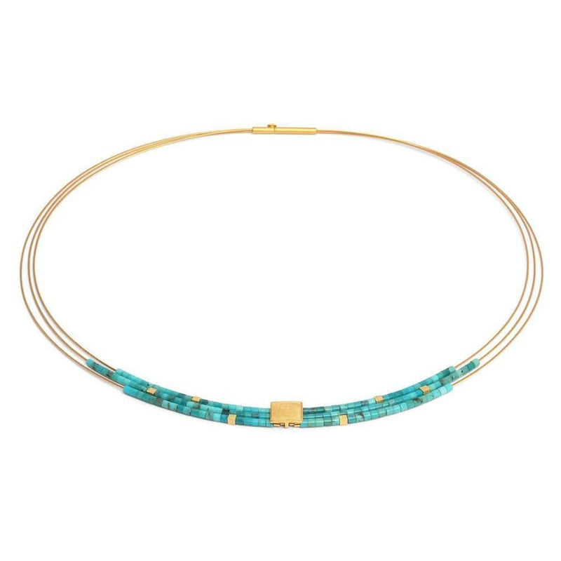 Quanta Turquoise Necklace - 85083256-Bernd Wolf-Renee Taylor Gallery