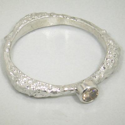 Radiolarian Stack Diamond & Gold Ring - 90R11G752-WG-Sarah Graham-Renee Taylor Gallery