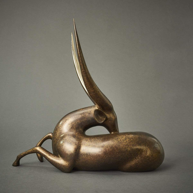 "Reclining Bushbuck"-Loet Vanderveen-Renee Taylor Gallery