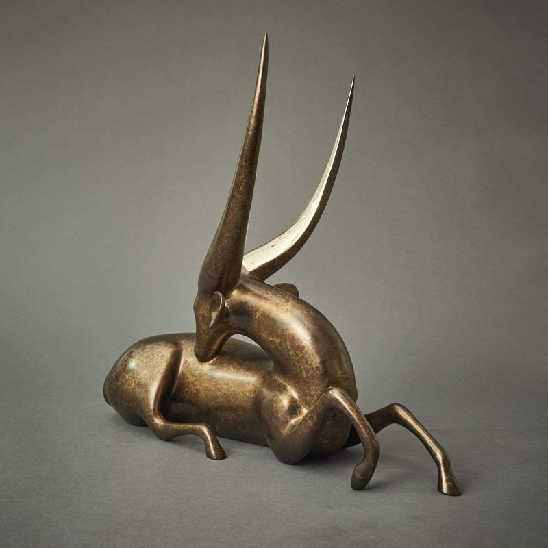 "Reclining Bushbuck"-Loet Vanderveen-Renee Taylor Gallery