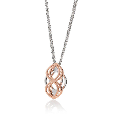 Rose Gold Plated Sterling Silver Pendant - 34/01737-Breuning-Renee Taylor Gallery