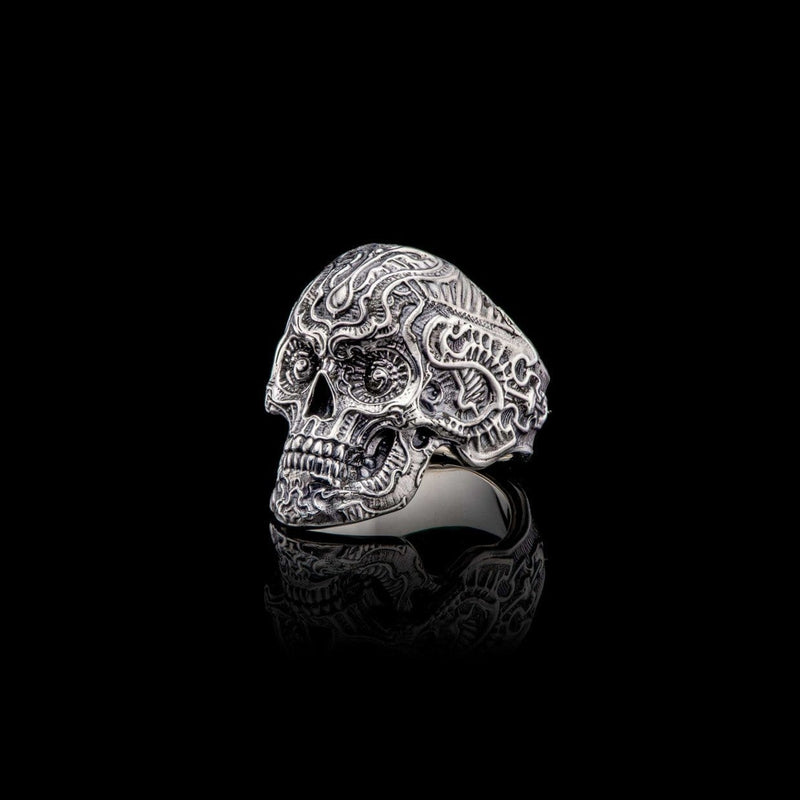 Men's Calavera Ring - Ring 3-William Henry-Renee Taylor Gallery