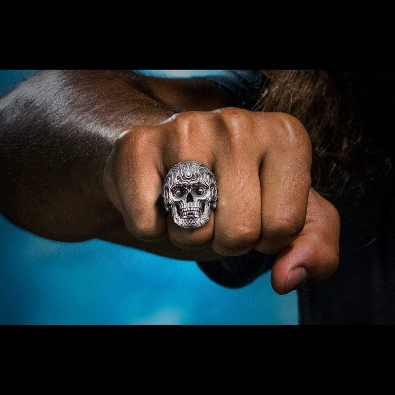 Men's Calavera Ring - Ring 3-William Henry-Renee Taylor Gallery