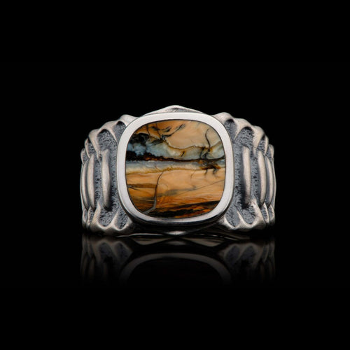 Men's Echelon Mammoth Tooth Ring - Ring 7 MT-William Henry-Renee Taylor Gallery