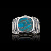 Men's Echelon Turquoise Ring - Ring 7 TQ-William Henry-Renee Taylor Gallery