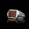 Men's Sleek Dinosaur Bone Ring - Ring 8 DB-William Henry-Renee Taylor Gallery