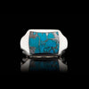 Men's Sleek Turquoise Ring - Ring 8 TQ-William Henry-Renee Taylor Gallery