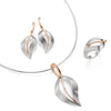 Rose Gold Plated Sterling Silver Sapphire Pendant - 32/03154-Breuning-Renee Taylor Gallery