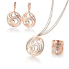 Rose Gold Plated Sterling Silver Sapphire Pendant - 32/03262-Breuning-Renee Taylor Gallery