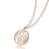 Rose Gold Plated Sterling Silver Sapphire Pendant - 32/03262-Breuning-Renee Taylor Gallery