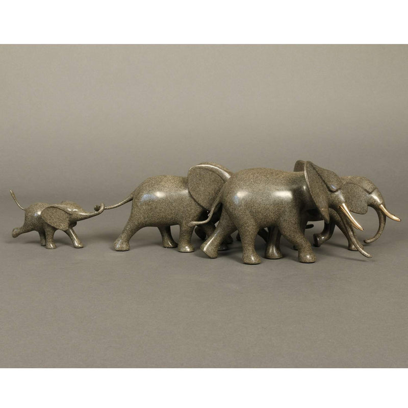 "Running Elephants"-Loet Vanderveen-Renee Taylor Gallery