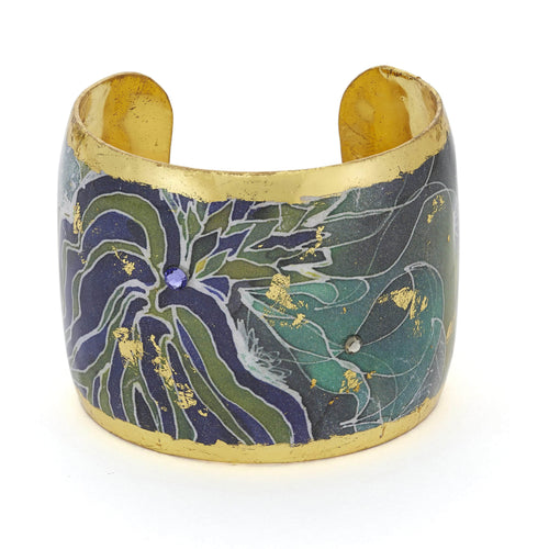 Seychelles 2" Gold Cuff - MG136-Evocateur-Renee Taylor Gallery