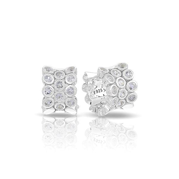 Shimmer Silver Earrings-Belle Etoile-Renee Taylor Gallery