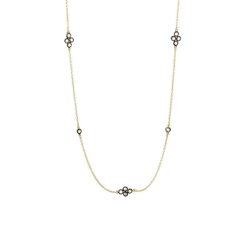 Signature Four Point Station Necklace - YRZ070055-40-Freida Rothman-Renee Taylor Gallery