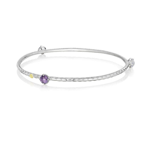 Silver 5mm Round Multi Color Bangle - SB121130126-Tacori-Renee Taylor Gallery