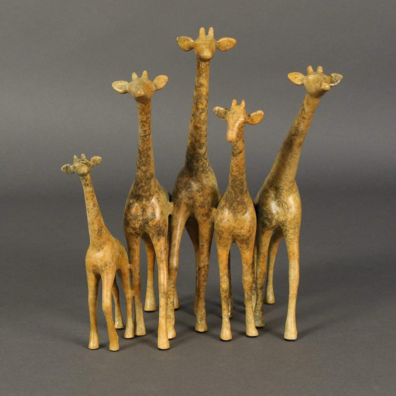 "Small Alert Giraffes"-Loet Vanderveen-Renee Taylor Gallery