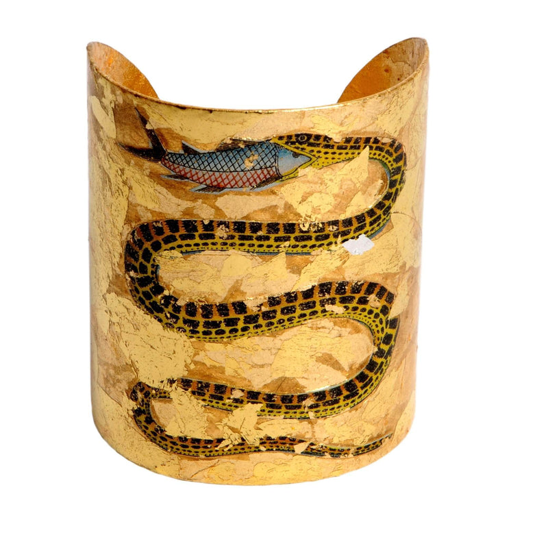 Snake 3" Gold Cuff - GN125-Evocateur-Renee Taylor Gallery
