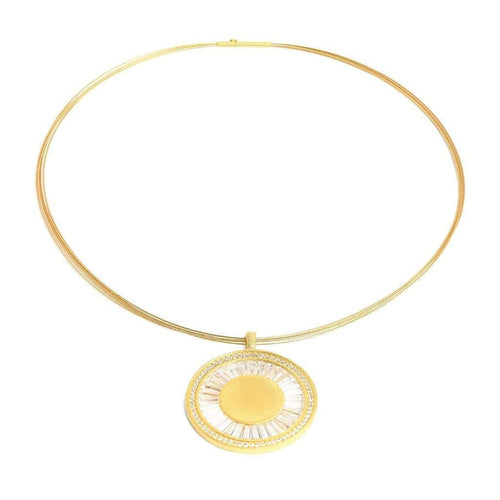 Solenne Zirconia Necklace - 87307156-Bernd Wolf-Renee Taylor Gallery