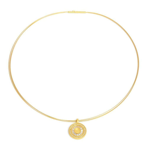 Solieni Zirconia Necklace - 87306156-Bernd Wolf-Renee Taylor Gallery