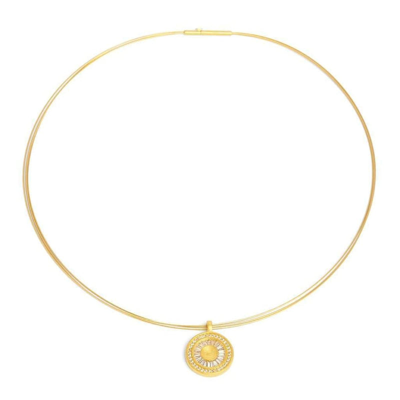 Solieni Zirconia Necklace - 87306156-Bernd Wolf-Renee Taylor Gallery