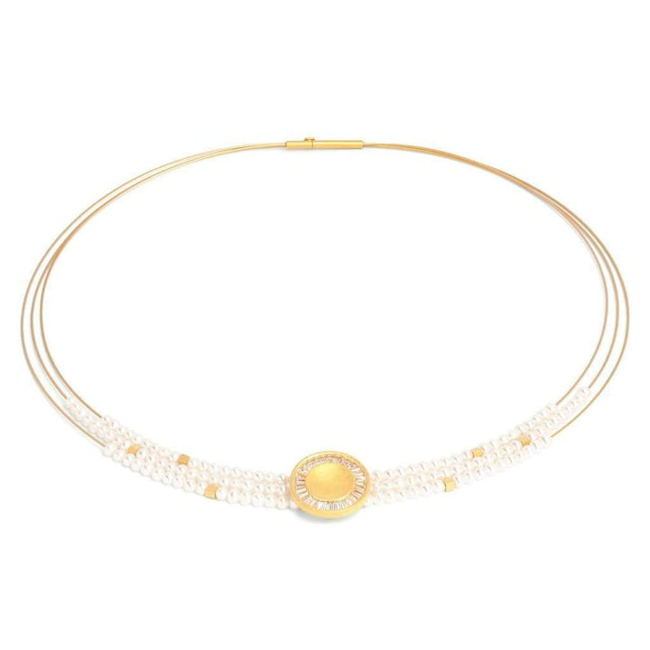 Sonito Freshwater Pearl Necklace - 84908656-Bernd Wolf-Renee Taylor Gallery