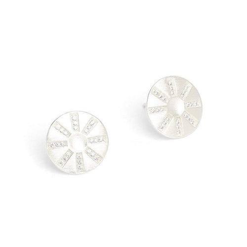 Sonne Silver Earrings - 19174154-Bernd Wolf-Renee Taylor Gallery