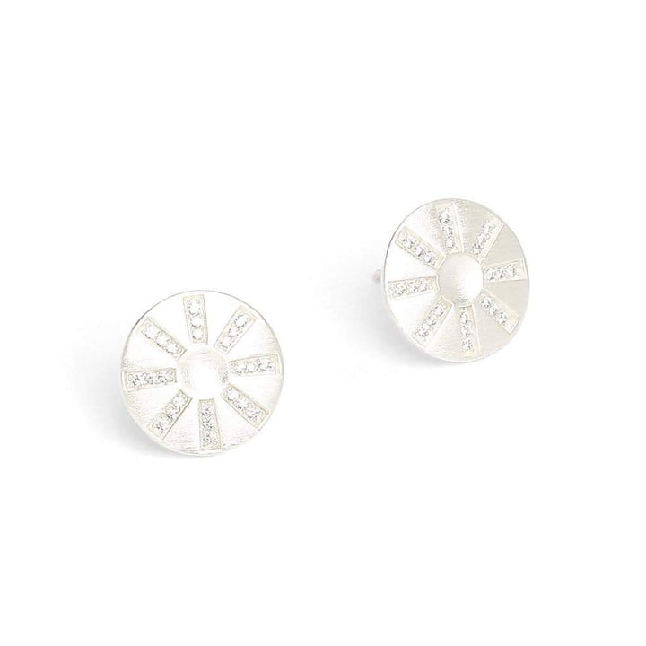 Sonne Silver Earrings - 19174154-Bernd Wolf-Renee Taylor Gallery