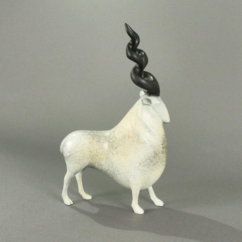 "Standing Markhor"-Loet Vanderveen-Renee Taylor Gallery