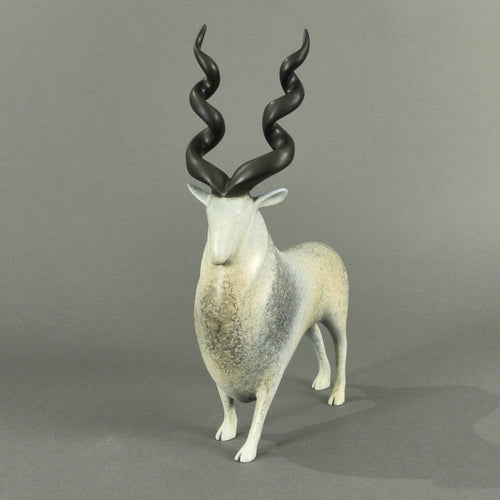 "Standing Markhor"-Loet Vanderveen-Renee Taylor Gallery