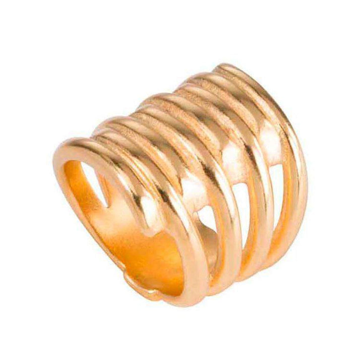 Tornado 18K Gold Plated Ring - ANI0302ORO-UNO de 50-Renee Taylor Gallery