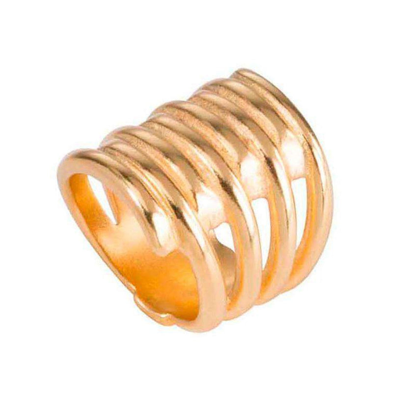 Tornado Gold Ring - ANI0302ORO000-UNO de 50-Renee Taylor Gallery