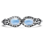 Tortuga Bangle - Btort00-00-Marahlago Larimar-Renee Taylor Gallery