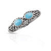 Tortuga Bangle - Btort00-00-Marahlago Larimar-Renee Taylor Gallery