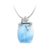 Wildlife Tree Frog Necklace - Ntree00-00-Marahlago Larimar-Renee Taylor Gallery