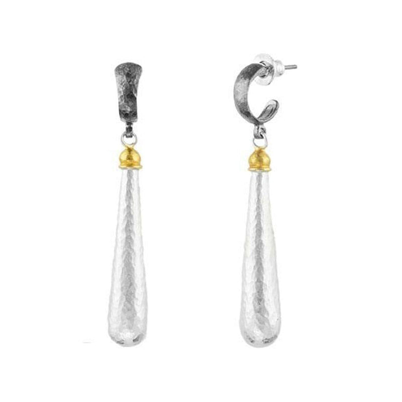 Tri Color Splash Drop Earrings - SDEL-MXM-4-GURHAN-Renee Taylor Gallery