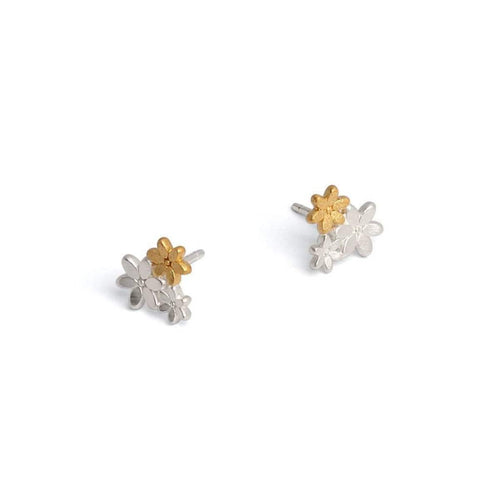 Triflori Bicolor Stud Earrings - 19936584-Bernd Wolf-Renee Taylor Gallery