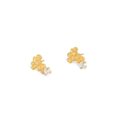 Triflori Zirconia Earrings - 19948156-Bernd Wolf-Renee Taylor Gallery