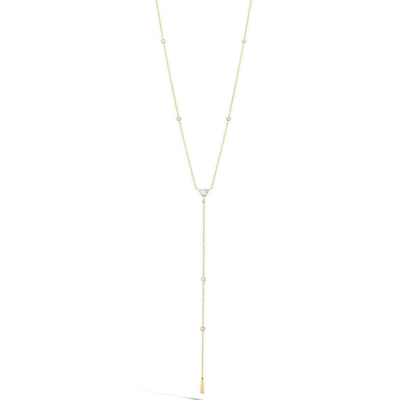 Triplicity Triangle Lariat Diamond Necklace - HFNTRIL00428-Hearts on Fire-Renee Taylor Gallery