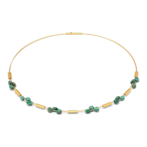 Tripota Green Turquoise Necklace - 85331356-Bernd Wolf-Renee Taylor Gallery