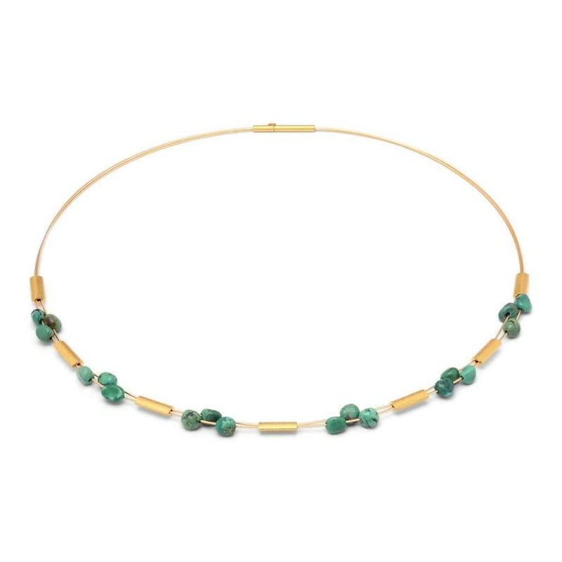 Tripota Green Turquoise Necklace - 85331356-Bernd Wolf-Renee Taylor Gallery